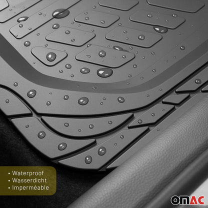 2018-2023 Lexus NX 300 Semi-Custom fit Floor Mats Liner All Weather 3D Black Waterproof 4Pcs 9