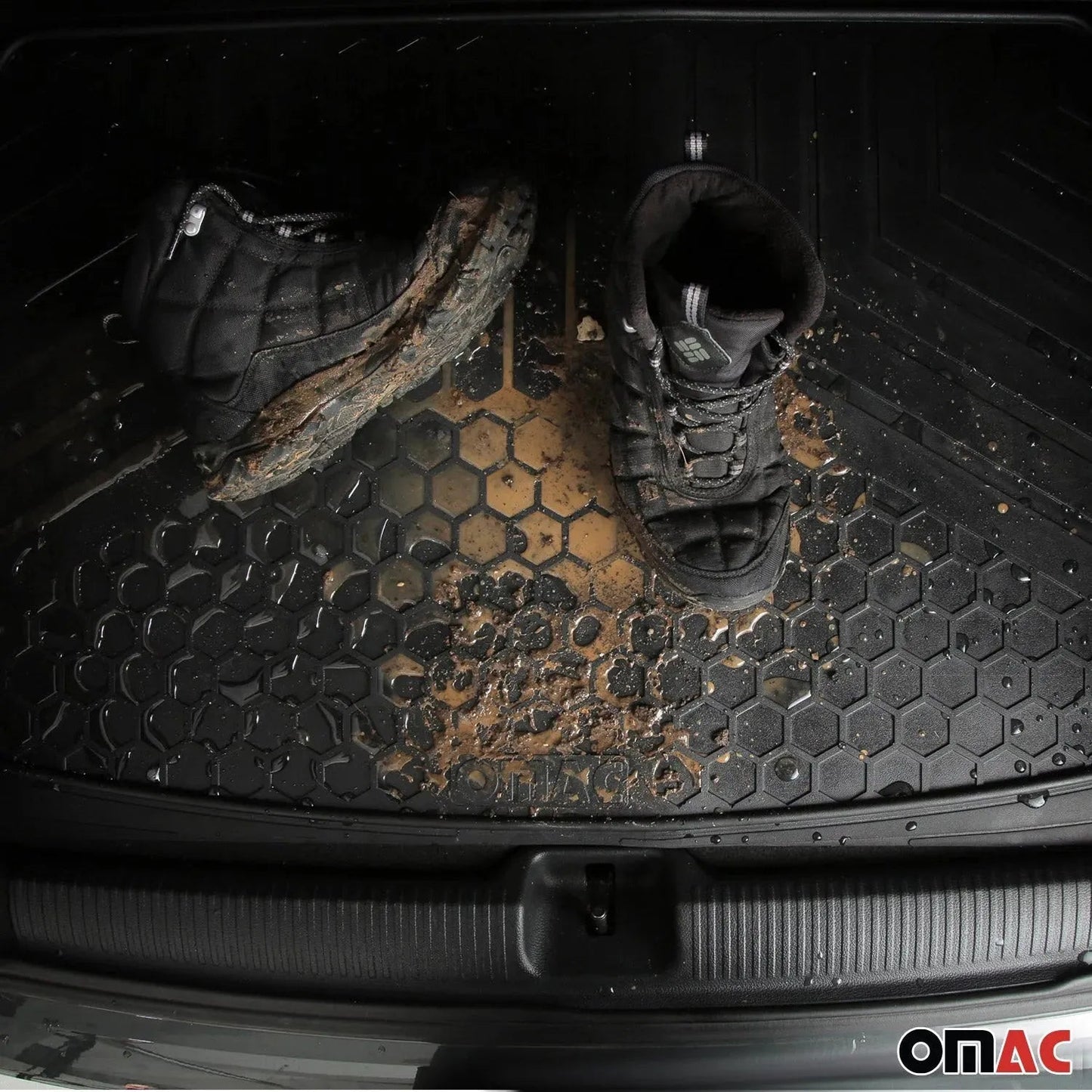 Infiniti Semi-Custom fit Cargo Mats Liner All Weather Black Rubber 8
