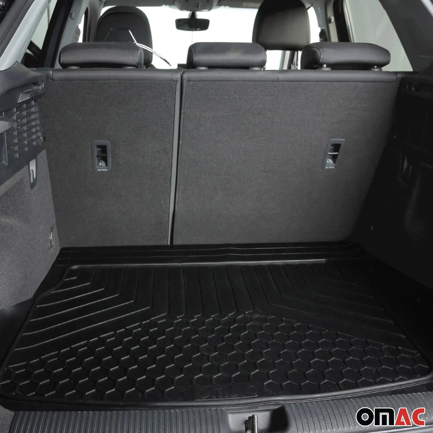 Dodge Ram 1500 Semi-Custom fit Cargo Mats Liner All Weather Black Rubber 2