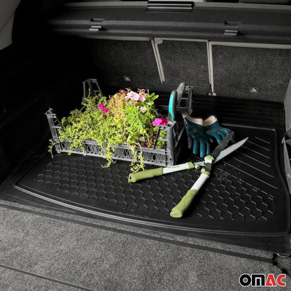 Lexus NX 200t Semi-Custom fit Cargo Mat Liner Waterproof Rubber Black 1Pc 7