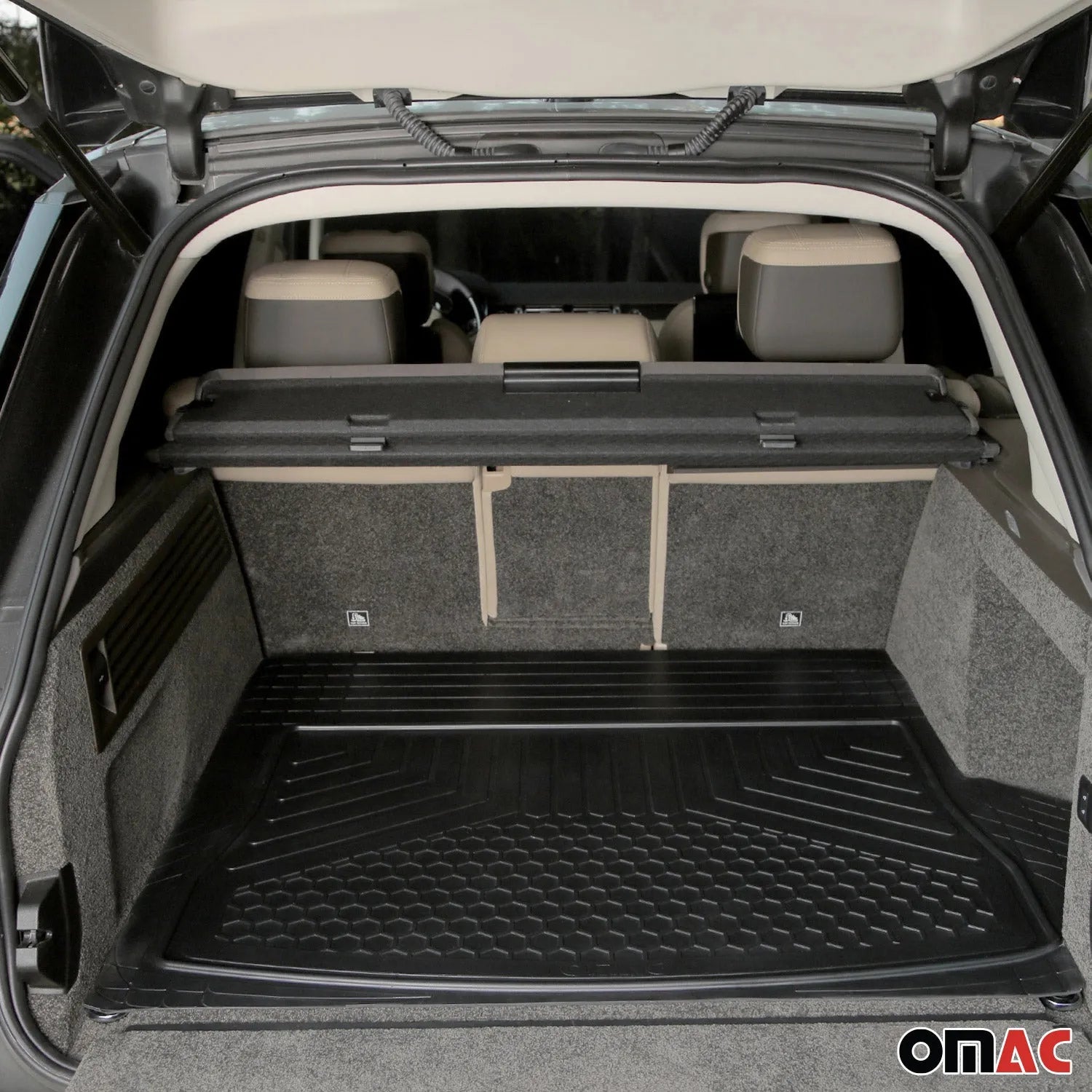 Lexus NX 200t Semi-Custom fit Cargo Mat Liner Waterproof Rubber Black 1Pc 2