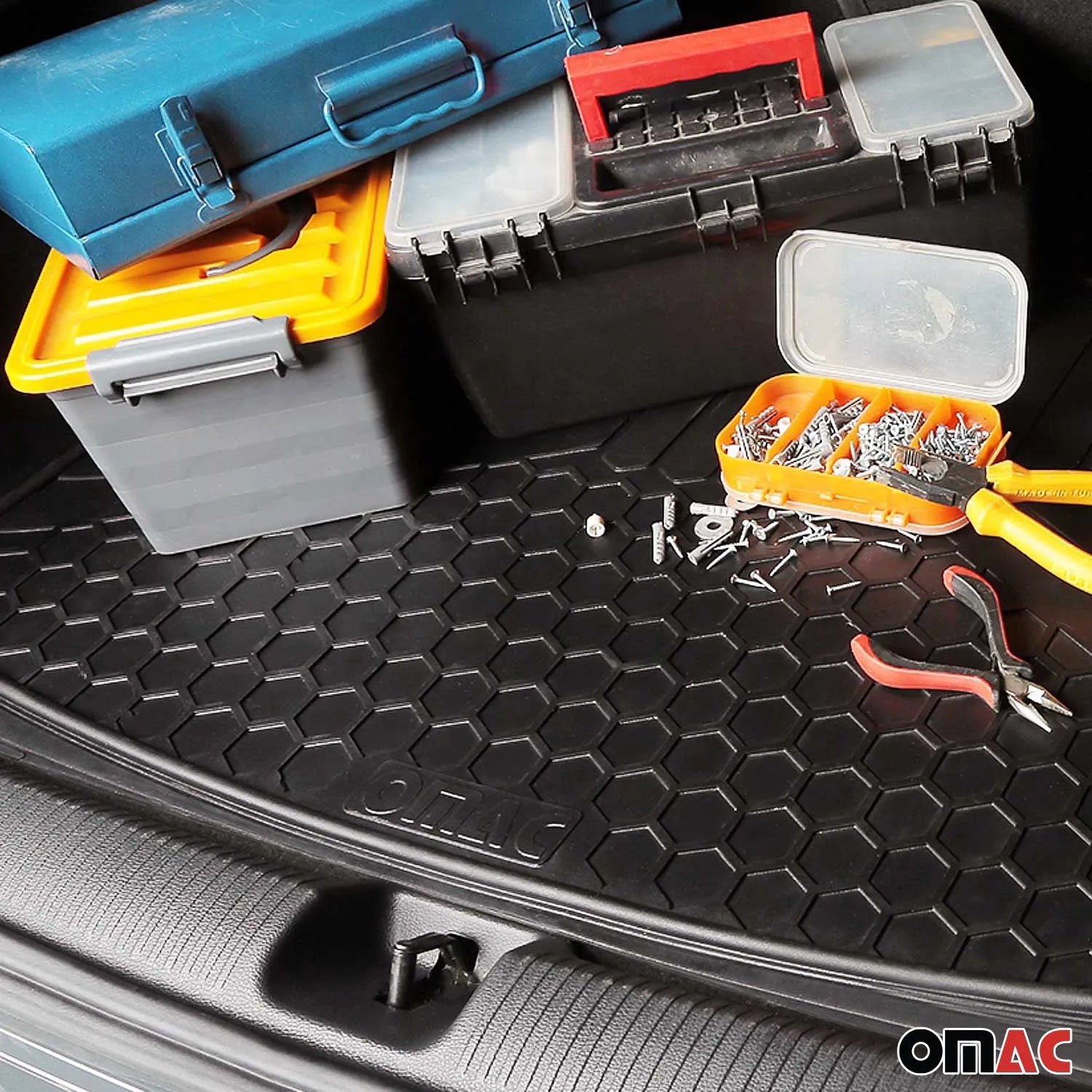 Lexus NX 200t Semi-Custom fit Cargo Mat Liner Waterproof Rubber Black 1Pc 10